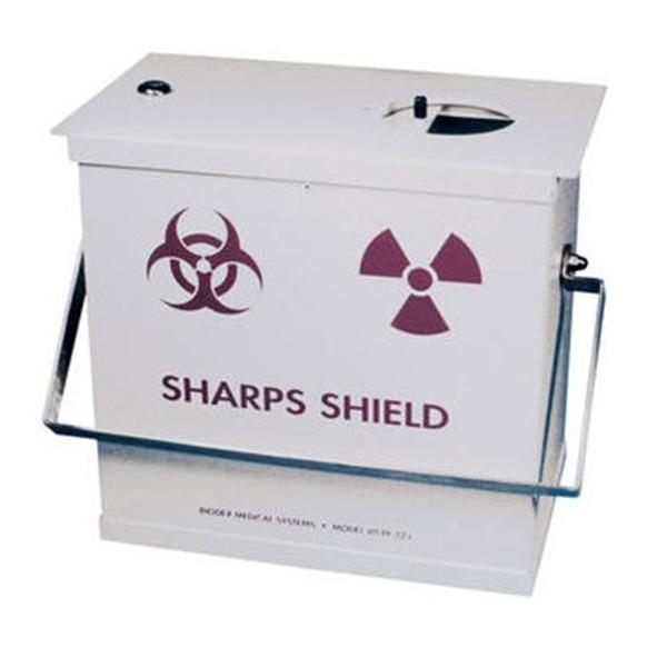 Shield Sharps Monoject Sm/Md Stl/Pwd Ct Kylck f/ 039-338/039-387 Cntnrs W/ Each